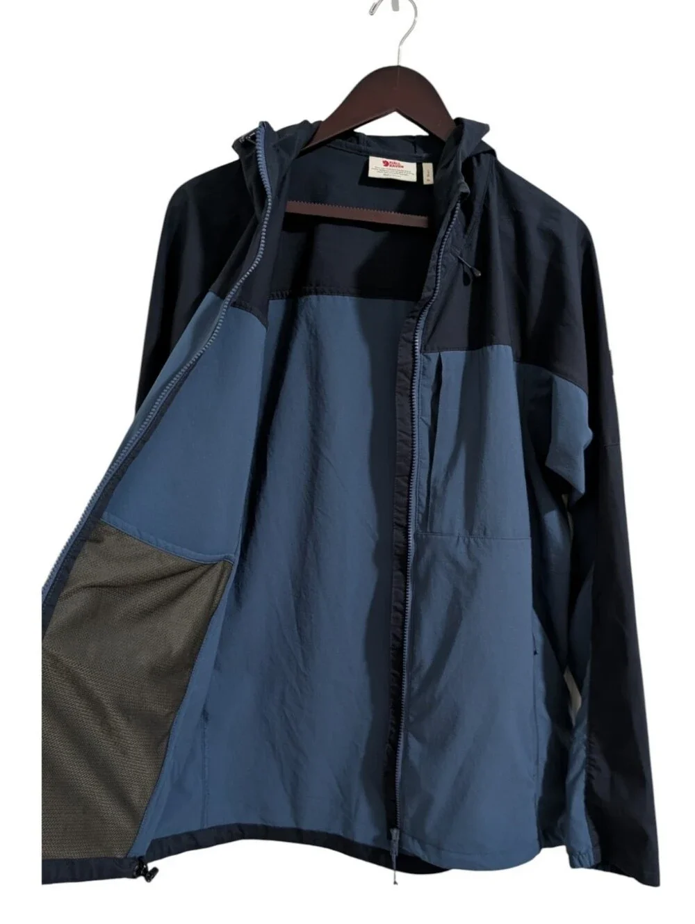 Fjallraven Abisko Midsummer Jacket Men's XL Blue Dark Navy Outdoor Hiking